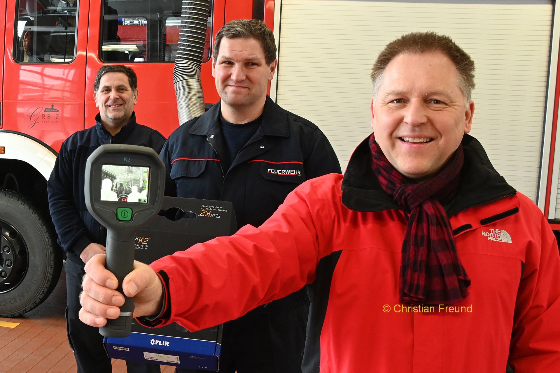 Moderne Wärmebildkamera für Greizer Feuerwehrausrüstung