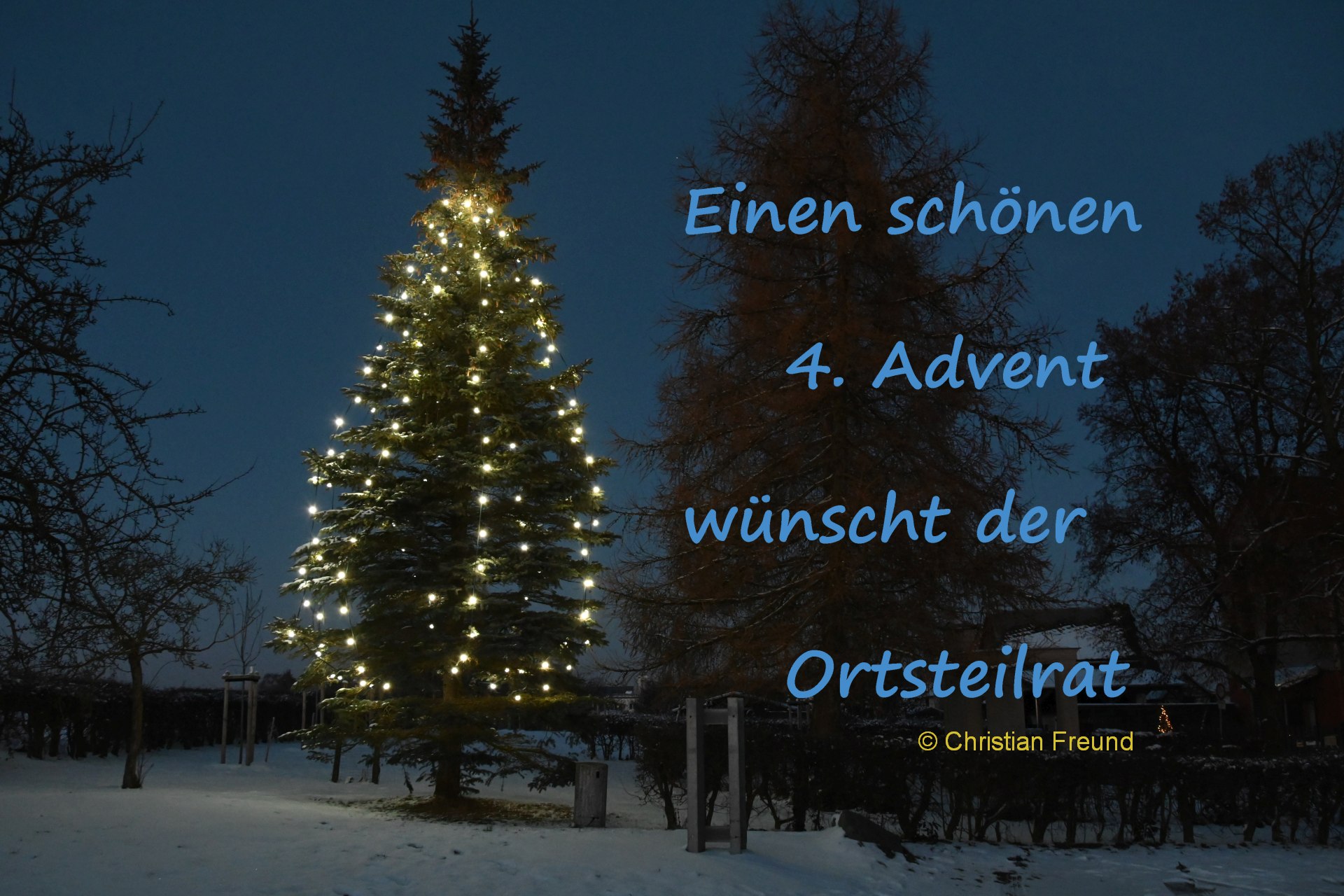 Obergrochlitz und Caselwitz leuchten im Advent