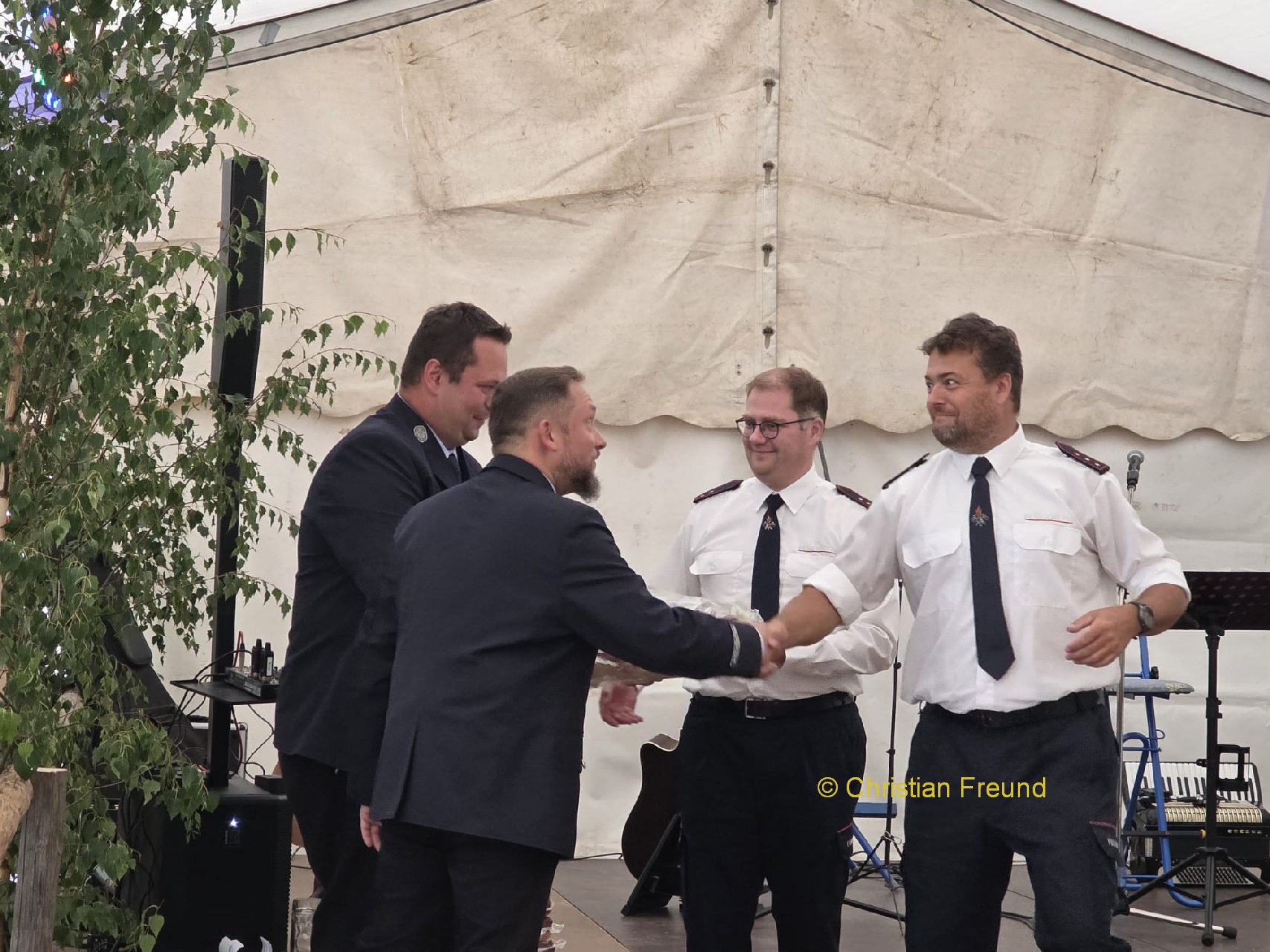 Gratulation zum 150-jährigen Jubiläum der FFW Thölau