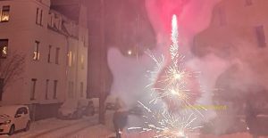 Tolles Silvester-Feuerwerk in Obergrochlitz
