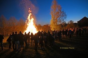 Hexenfeuer in Greiz-Obergrochlitz
