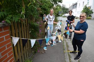 Wimpelketten künden vom Sommerfest